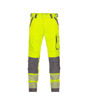 High-Visibility Werkbroek Aruba - Fluogeel/Cementgrijs
