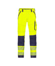 High-Visibility Werkbroek Aruba - Fluogeel/Marineblauw
