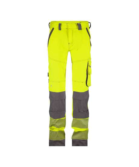 High-Visibility Broek Aruba Dames - Fluogeel/Cementgrijs