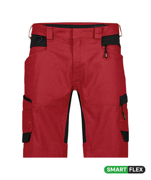 Werkshort Axis Next - Rood/Zwart
