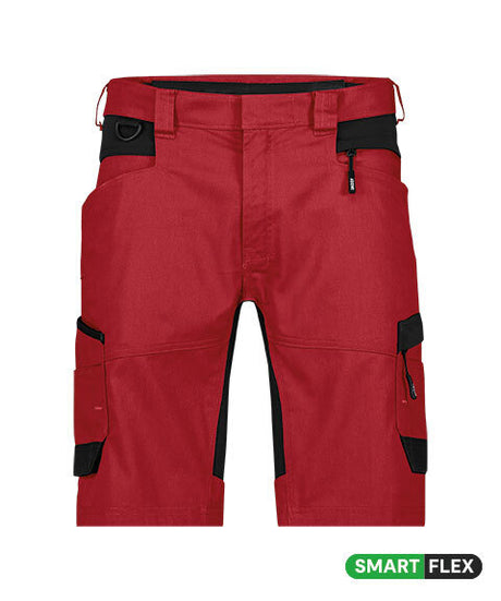 Werkshort Axis Next - Rood/Zwart