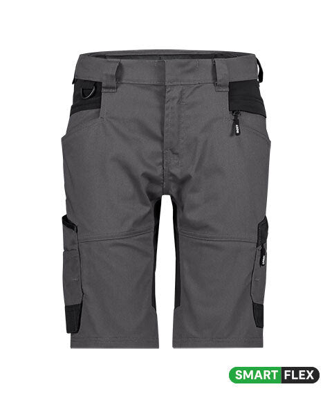 Werkshort Axis Next Dames - Antracietgrijs/Zwart