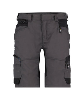 Werkshort Axis Dames - Antracietgrijs/Zwart