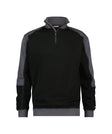 Sweater Basiel - Zwart/Cementgrijs