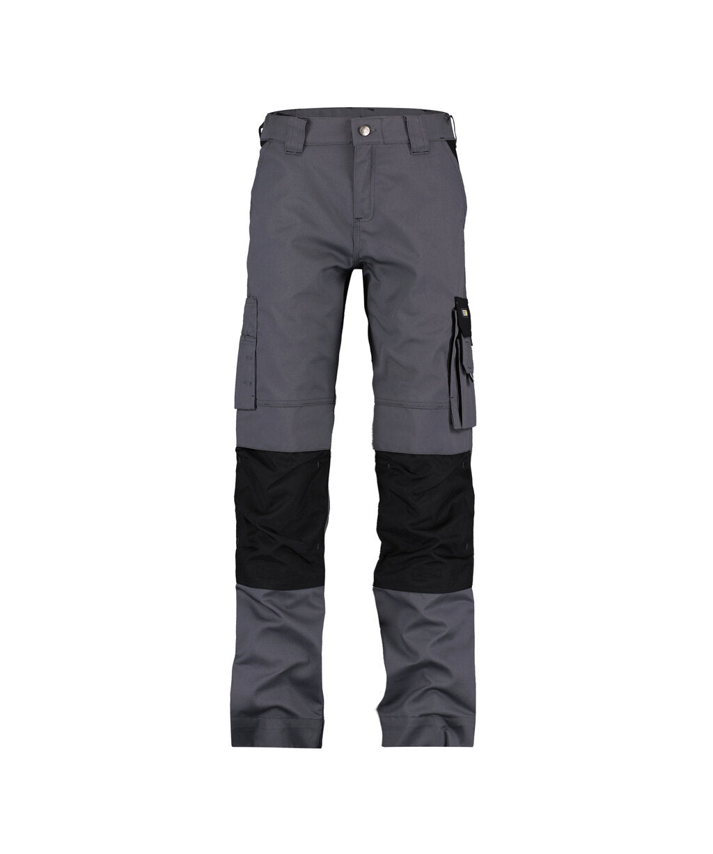 Werkbroek Boston Dames - Cementgrijs/Zwart
