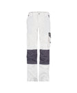 Werkbroek Boston Dames - Wit/Cementgrijs