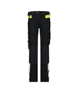 Werkbroek Canton Dames - Zwart/Fluogeel