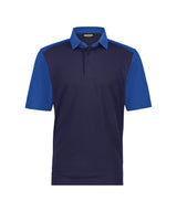 Poloshirt Cesar - Marineblauw/Korenblauw