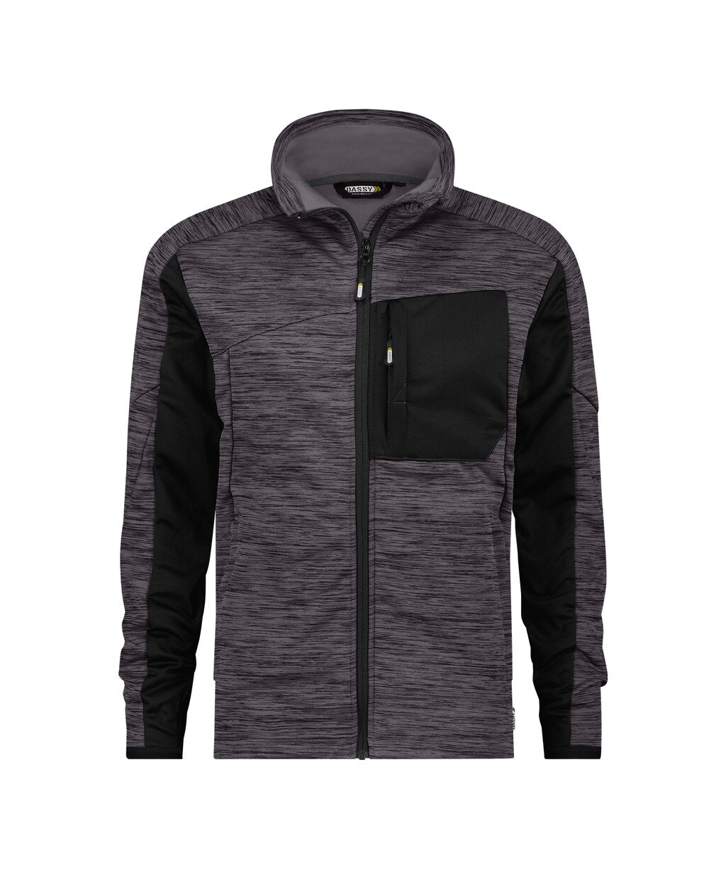 Midlayervest Convex - Antracietgrijs/Zwart