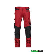Werkbroek Dynax Next - Rood/Zwart