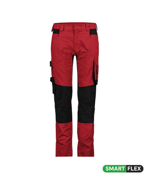 Werkbroek Dynax Next Dames - Rood/Zwart