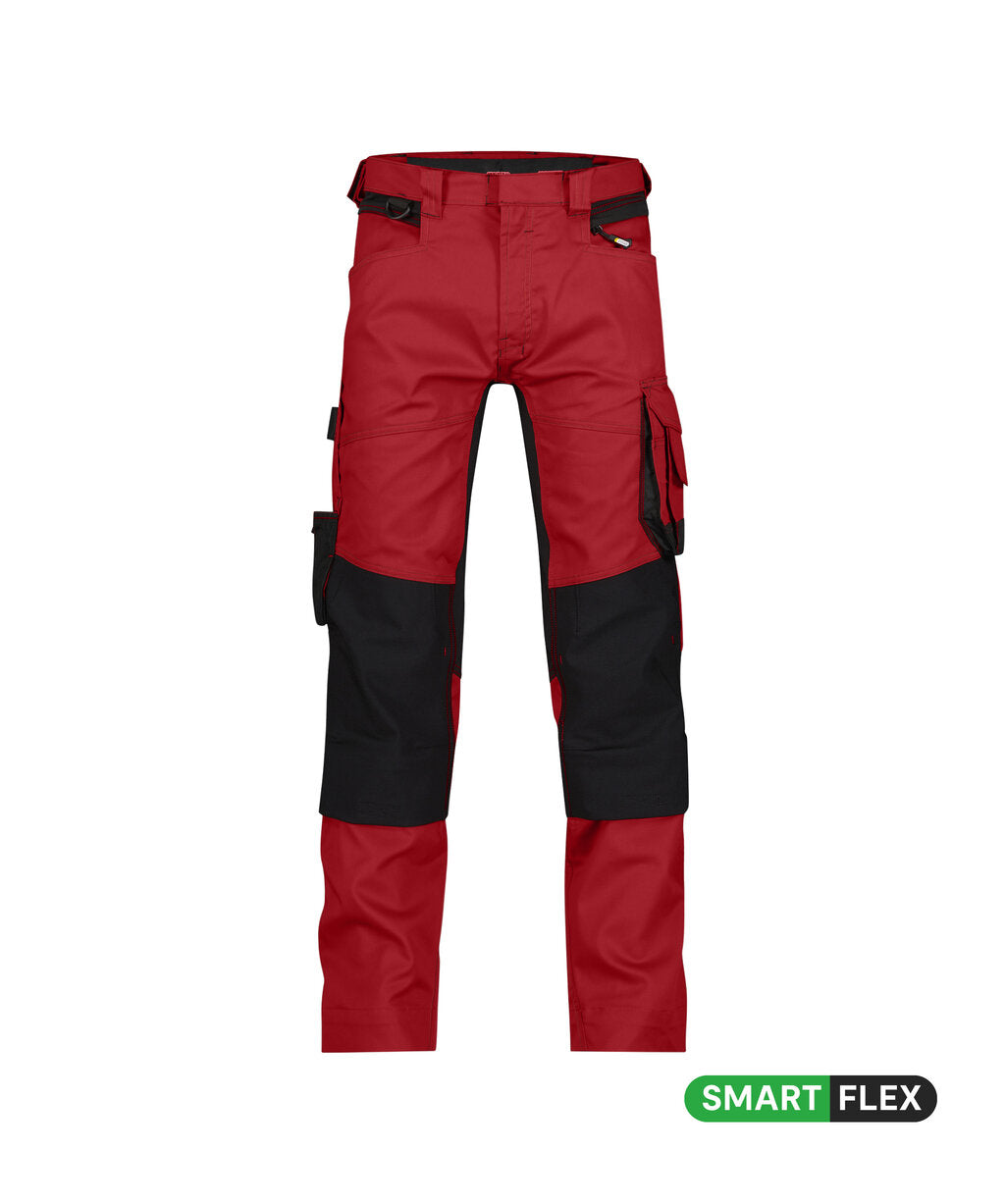Werkbroek Dynax - Rood/Zwart