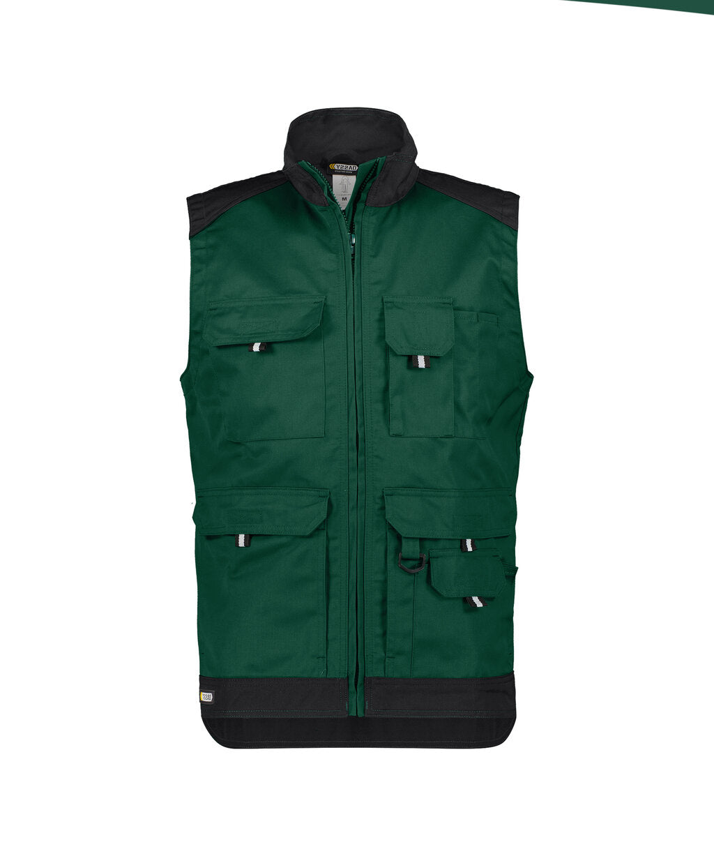Bodywarmer Faro - Flessengroen/Zwart