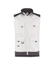 Bodywarmer Faro - Wit/Cementgrijs