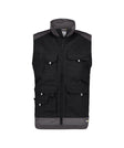 Bodywarmer Faro - Zwart/Cementgrijs