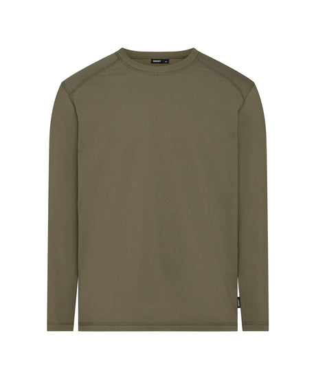 T-shirt met lange mouwen Fund - Kakigroen