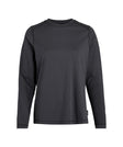 T-shirt Lange Mouwen Fund Dames - Antracietgrijs