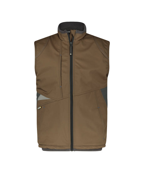Softshell bodywarmer Fusion - Leembruin/Antracietgrijs