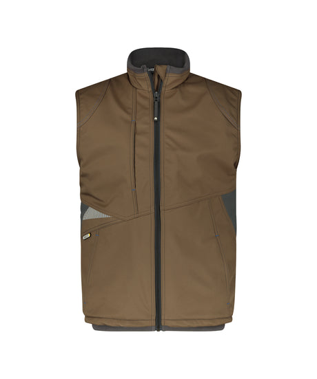 Softshell bodywarmer Fusion Next - Leembruin/Antracietgrijs
