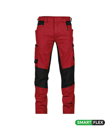 Werkbroek Helix Next - Rood/Zwart