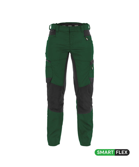 Werkbroek Helix Dames - Flessengroen/Zwart