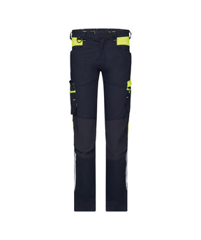 Werkbroek Hong Kong - Nachtblauw/Fluogeel
