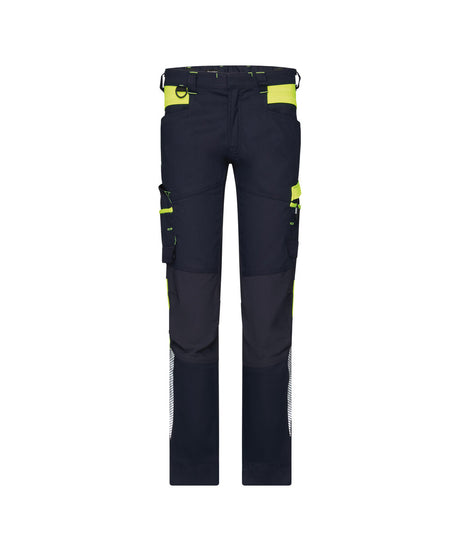 Werkbroek Hong Kong - Nachtblauw/Fluogeel