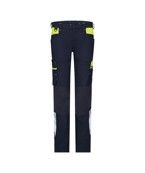 Werkbroek Hong Kong Dames - Nachtblauw/Fluogeel