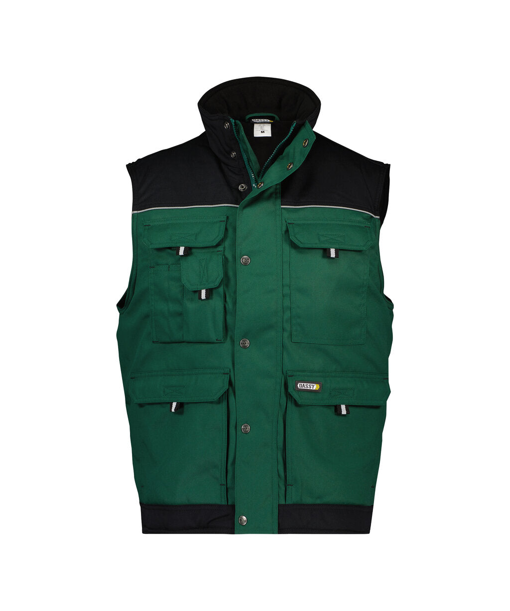 Bodywarmer Hulst - Flessengroen/Zwart
