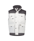 Bodywarmer Hulst - Wit/Cementgrijs