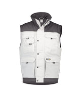 Bodywarmer Hulst - Wit/Cementgrijs
