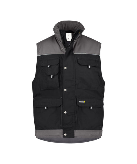Bodywarmer Hulst - Zwart/Cementgrijs
