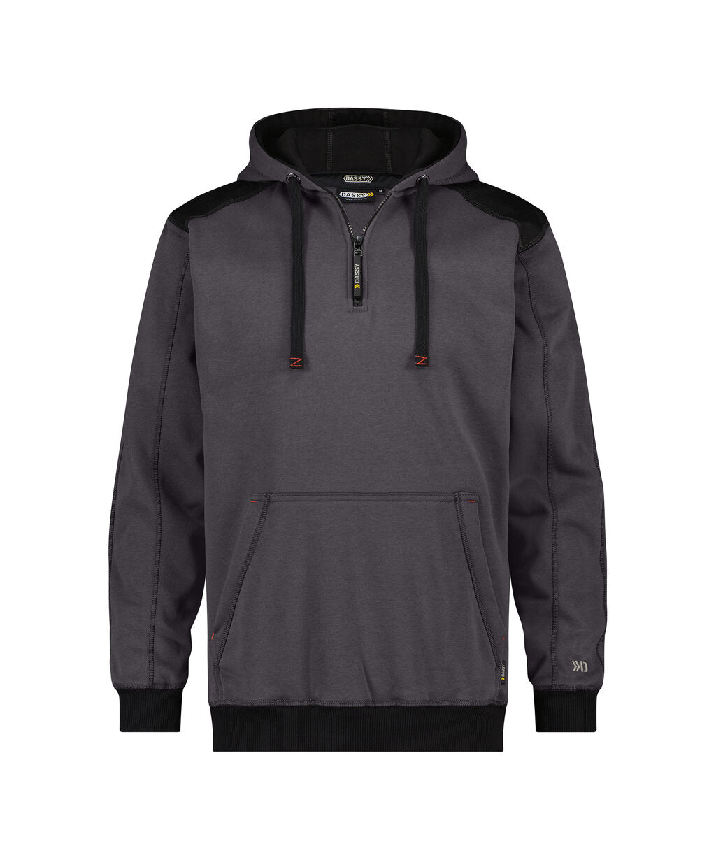 Sweater met Kap Indy - Antracietgrijs/Zwart
