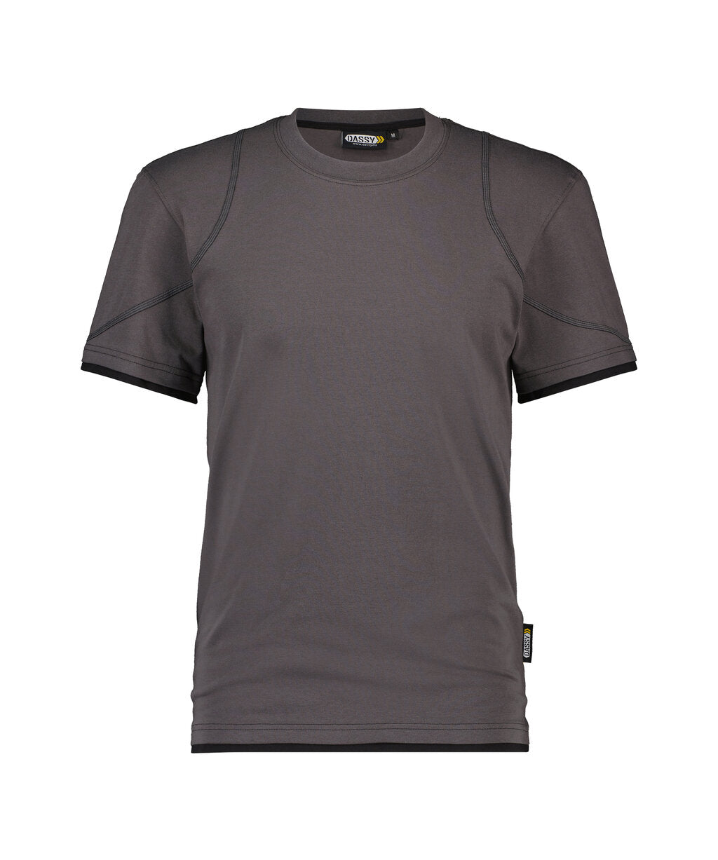T-shirt Kinetic - Antracietgrijs/Zwart