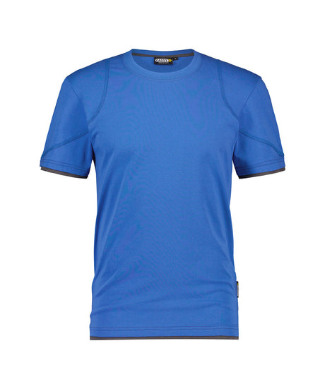 T-shirt Kinetic - Azuurblauw/Antracietgrijs