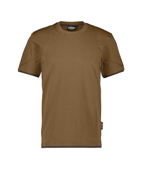 T-shirt Kinetic - Leembruin/Antracietgrijs