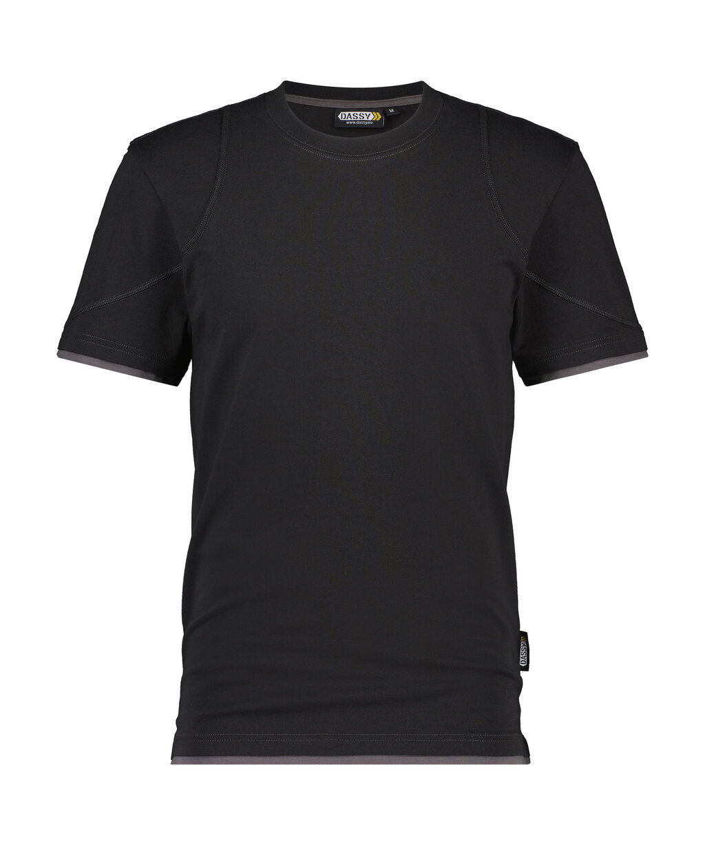T-shirt Kinetic - Zwart/Antracietgrijs