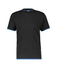 T-shirt Kinetic - Zwart/Azuurblauw