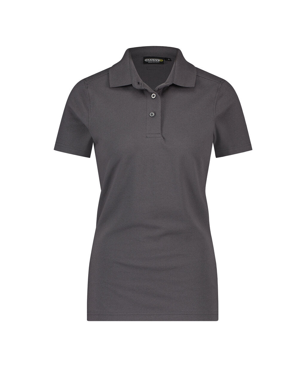 Poloshirt Leon Dames - Cementgrijs