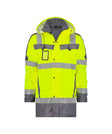 High-Visibility Parka Limasol - Fluogeel/Cementgrijs