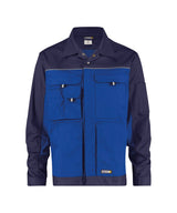 Werkvest Lugano - Korenblauw/Marineblauw