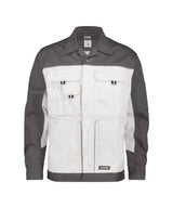 Werkvest Lugano - Wit/Cementgrijs