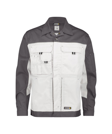 Werkvest Lugano - Wit/Cementgrijs