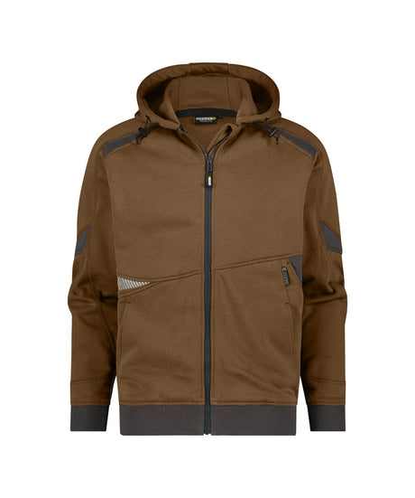 Hoodie Lunax - Leembruin/Antracietgrijs