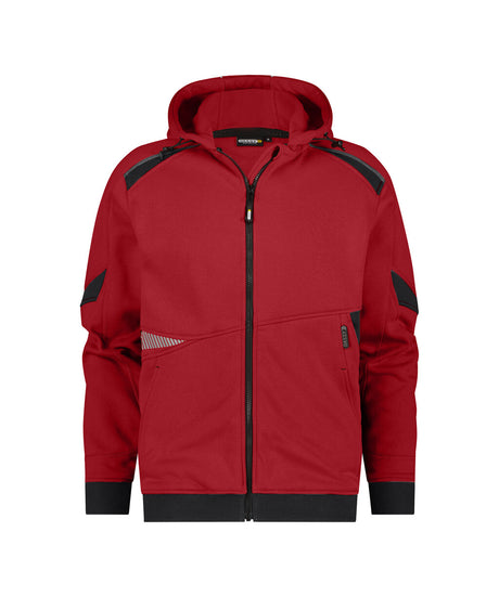 Hoodie Lunax - Rood/Zwart