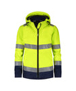 High-Visibility softshelljas Malaga Dames