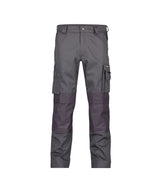 Werkbroek met Kniezakken Miami Cotton - Cementgrijs