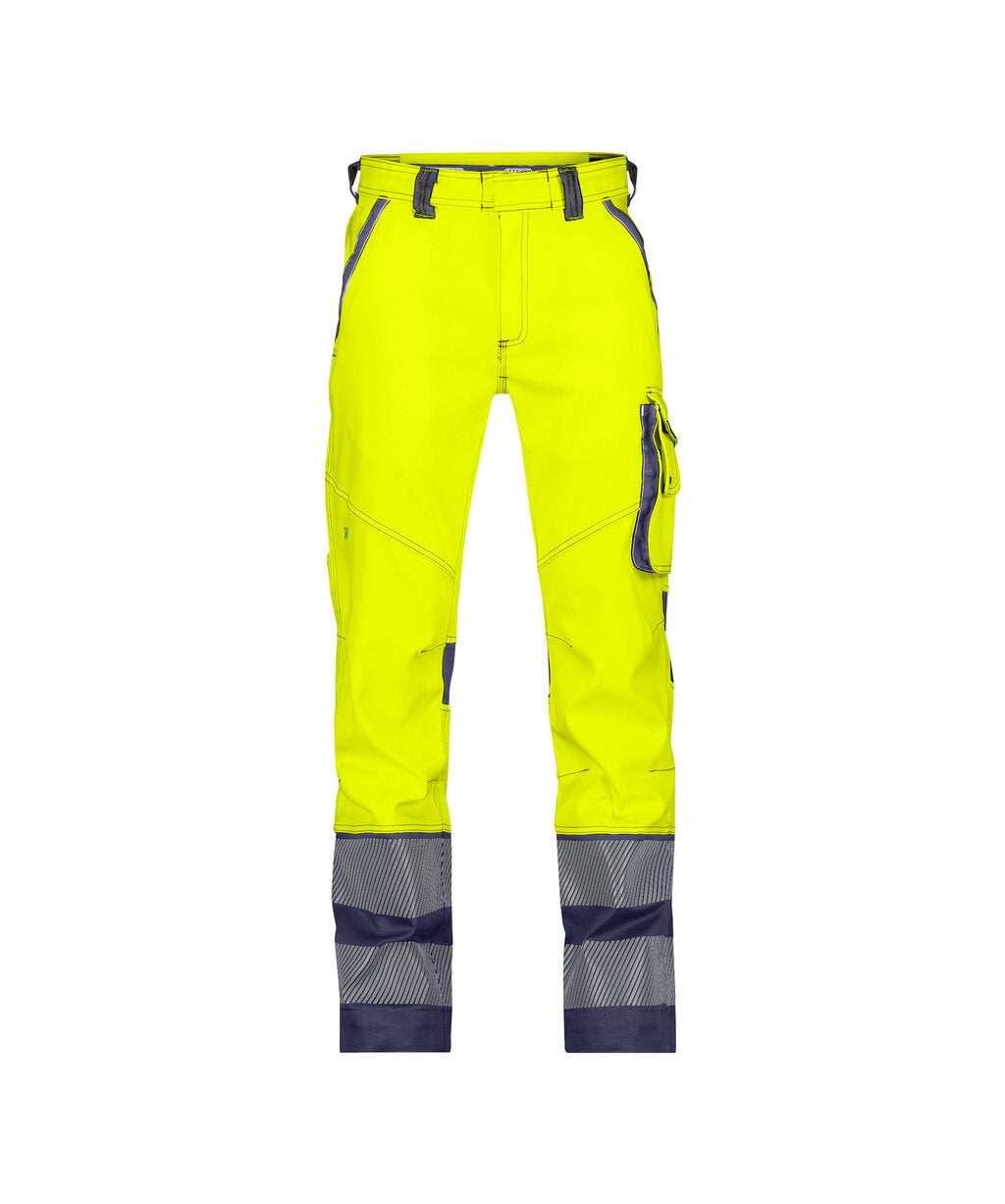 High-Visibility Werkbroek Minnesota - Fluogeel/Marineblauw