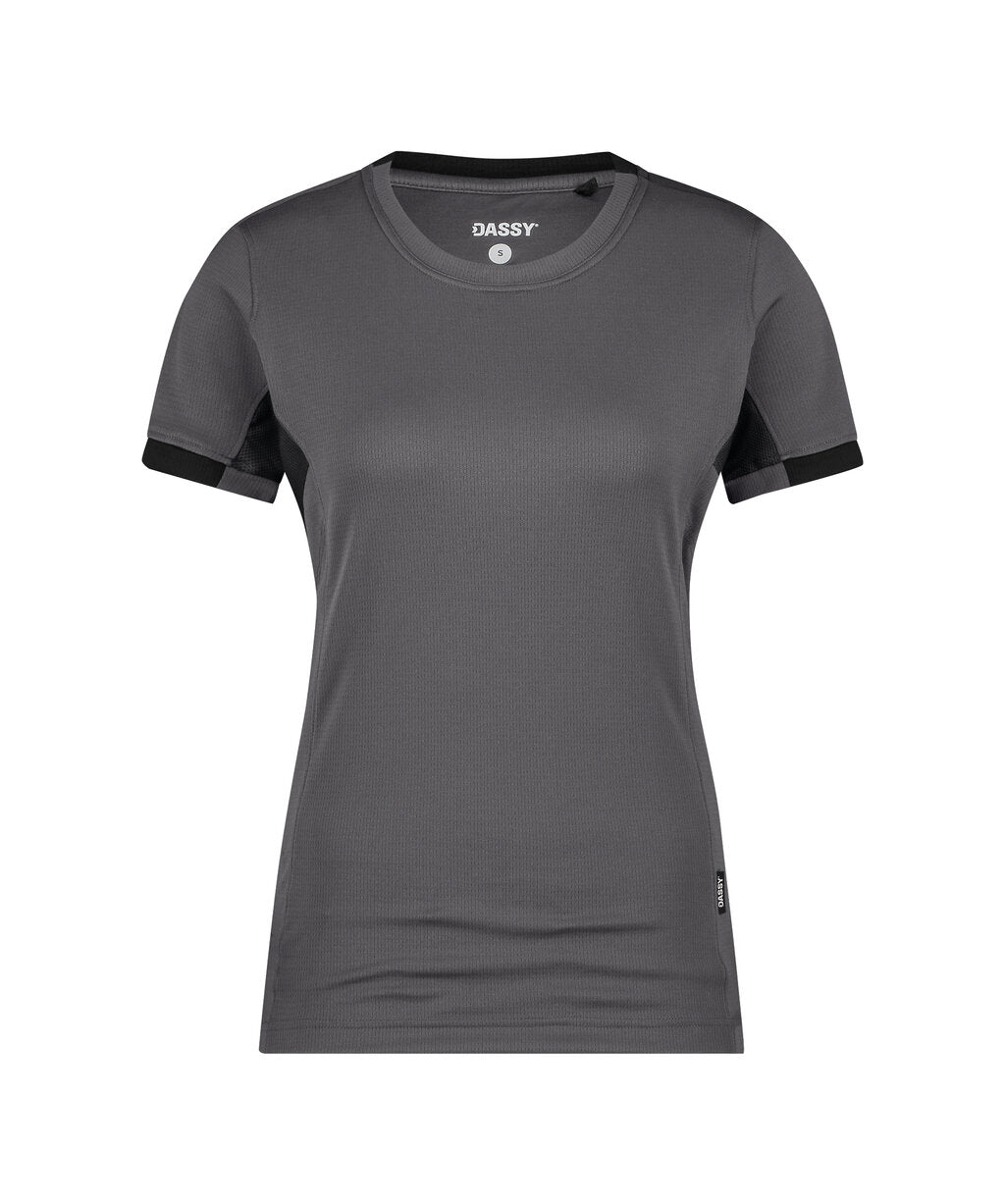 T-shirt Nexus Next Dames - Antracietgrijs/Zwart