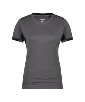 T-shirt Nexus Next Dames - Antracietgrijs/Zwart